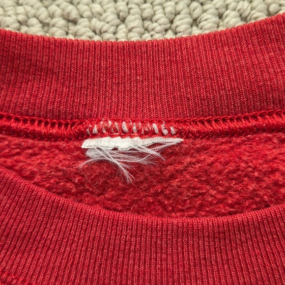 VTG Kentucky‎ Derby 122 Horse Racing Graphic Red Crewneck Sweatshirt Mens L - Picture 4 of 8